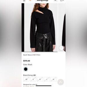 A.L.C.
Edith cutout knitted‎ sweater wool blend cashmere M